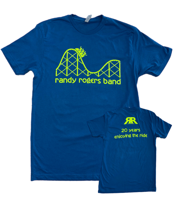 Blue Rollercoaster Tee